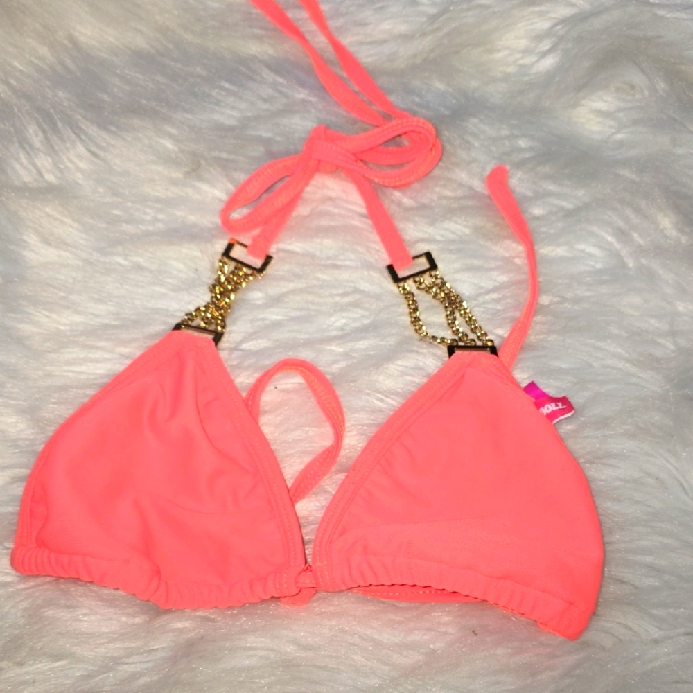 NWOT Doll Swimwear Bikini Top Small
